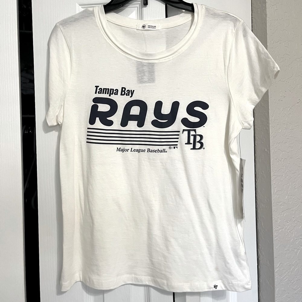 NWT Tampa Bay Rays Women's White T-Shirt